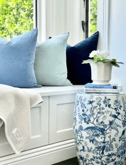 Scalloped Pot White Small