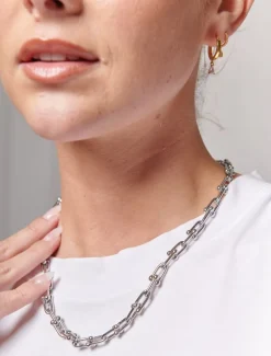 Silver Link Necklace