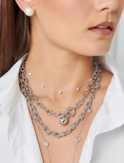 Silver Link Necklace