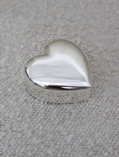 Silver Plated Heart Box
