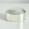 Silver Plated Oval Box