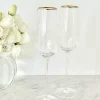 Soiree Crystal Champagne Flutes Clear (Set of 2)