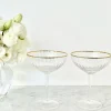 Soiree Crystal Coupes Clear (Set of 2)