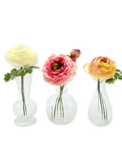 Soiree Trio of Vases Clear
