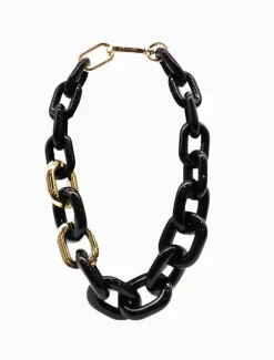 Spiga Necklace Black