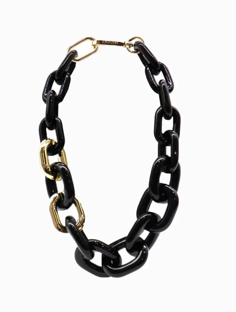 Spiga Necklace Black