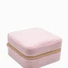 Square Jewellery Case Pink