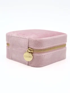 Square Jewellery Case Pink