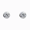 Ss 5Mm Wh Cz Bezel Studs