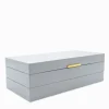 Stacking Lacquered Jewellery Box Blue Large