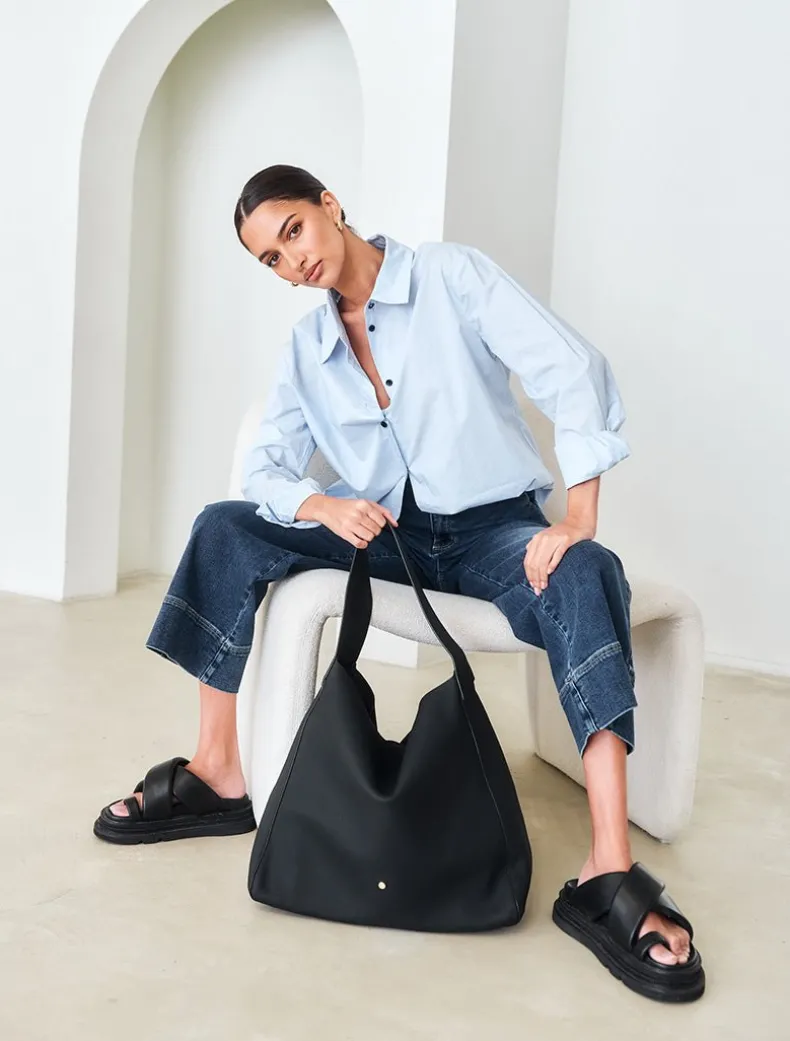 Stevie Slouch Tote Black