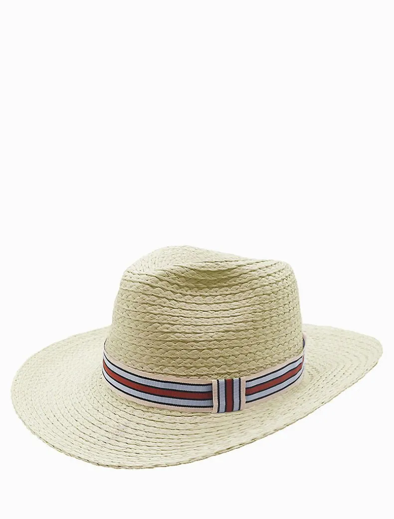 Summer Fedora Blue Stripe