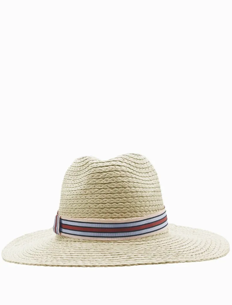 Summer Fedora Blue Stripe