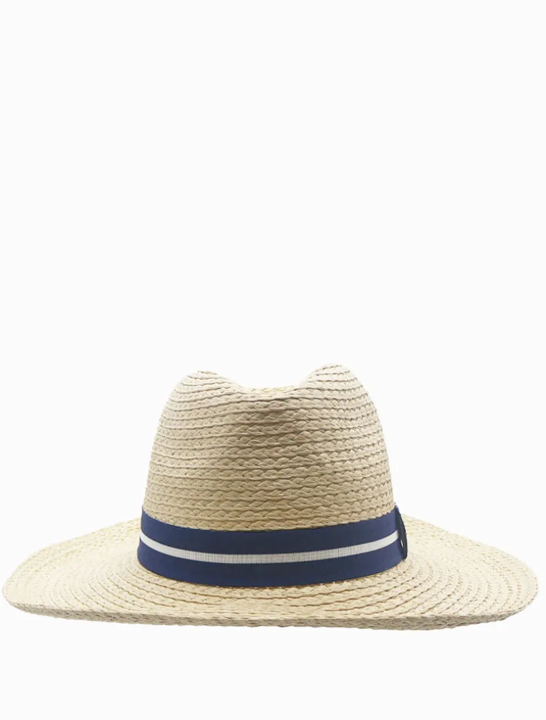 Summer Fedora Navy Stripe