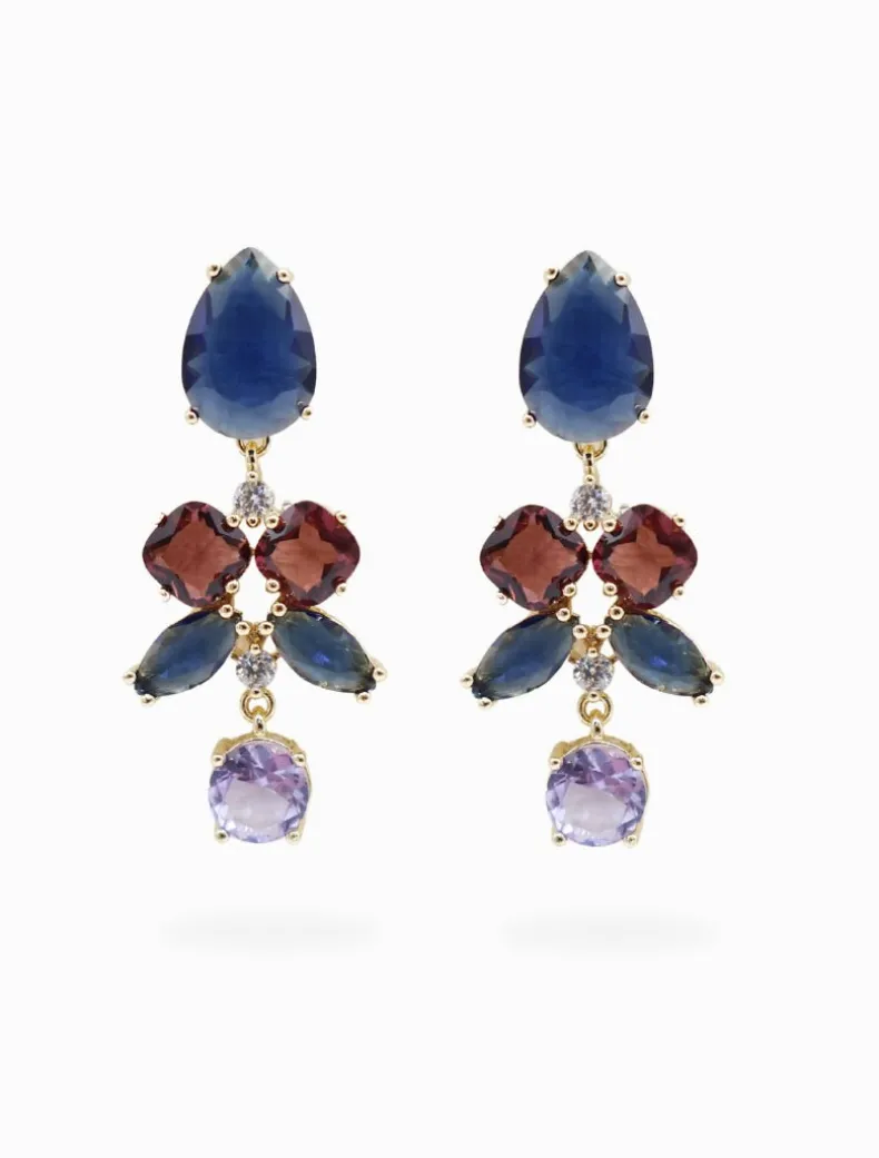 Symposium Agnes Drop Earrings Navy