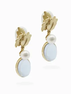 Symposium Astrid Drop Earrings Clip Ons