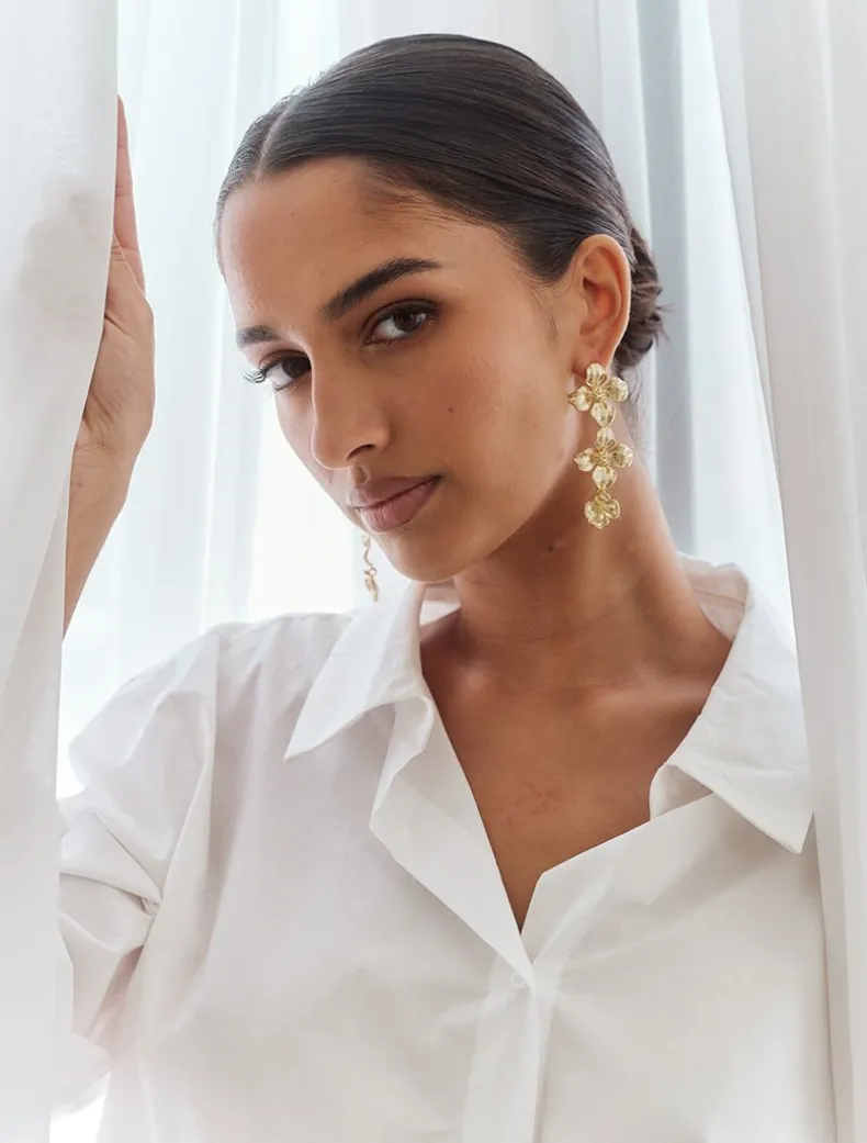 Symposium Chain Blooms Earrings