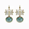 Symposium Daphne Aquarmarine Drop Earrings
