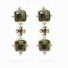 Symposium Elena Drop Earrings Green