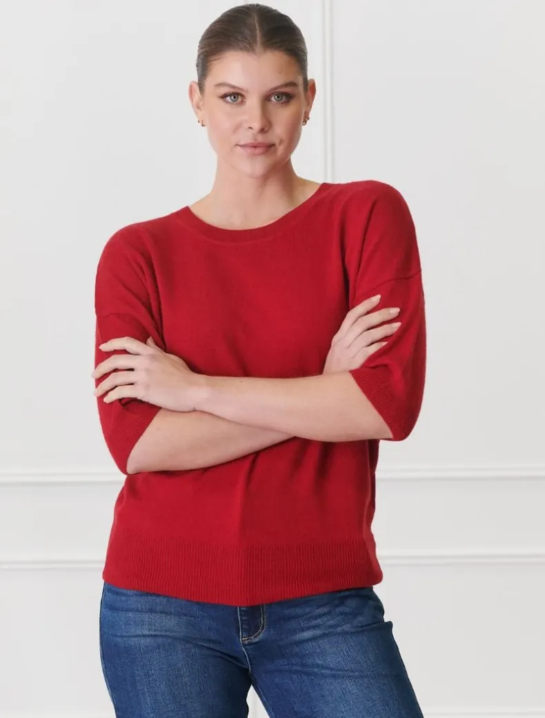 Tara Knit Red