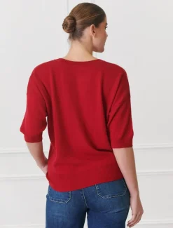 Tara Knit Red