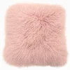 Tibetan Fur Cushion Blush