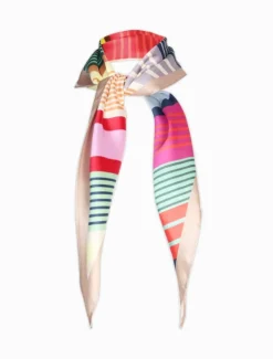Trapezoid Scarf Bright Stripes