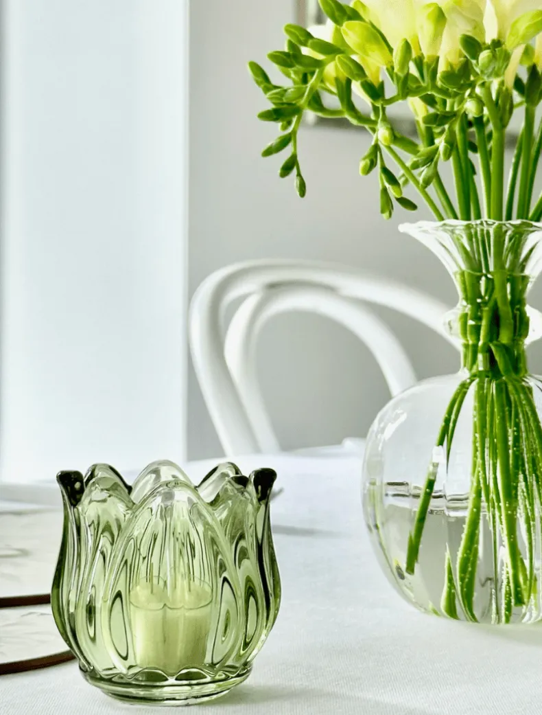 Tulip Votive Sage