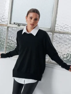 Vanessa Cashmere Jumper Black