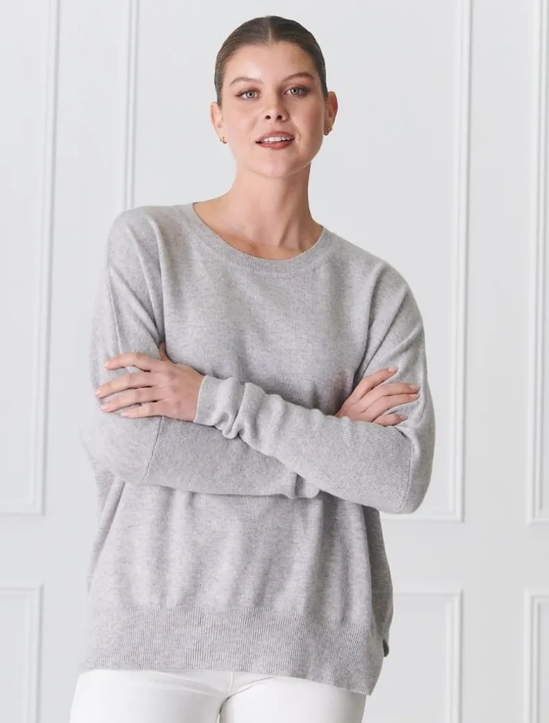 Vanessa Cashmere Jumper Grey