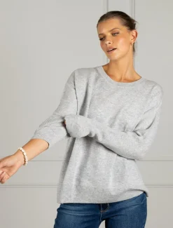 Vanessa Cashmere Jumper Grey