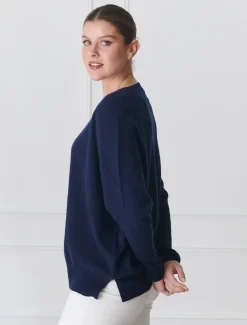Vanessa Cashmere Jumper Navy