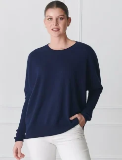 Vanessa Cashmere Jumper Navy