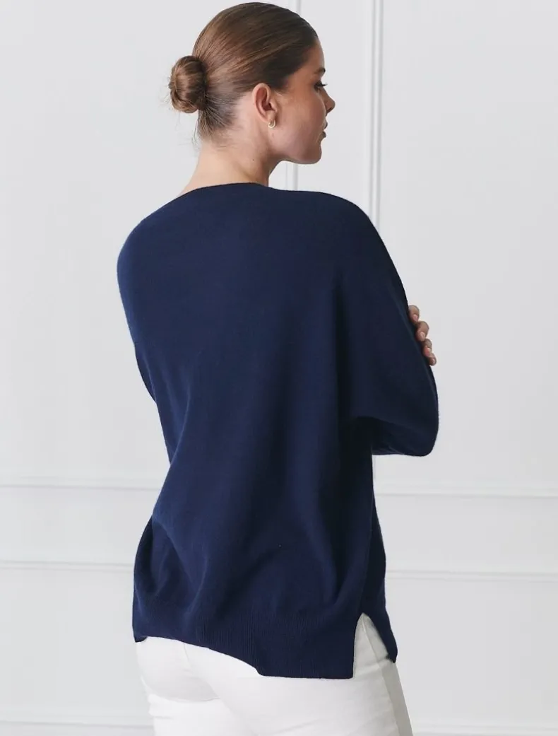 Vanessa Cashmere Jumper Navy