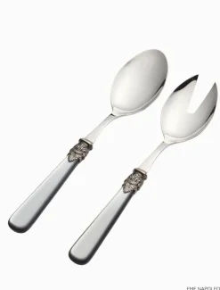Verona 2 Piece Salad Server Grey