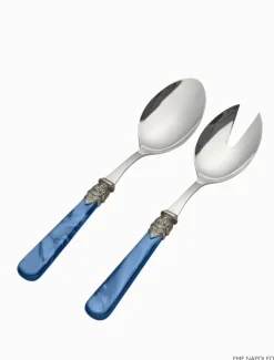 Verona 2 Piece Salad Server Blue