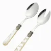 Verona 2 Piece Salad Server Ivory Pearl