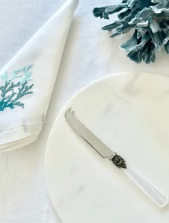 Verona Cheese Knife White