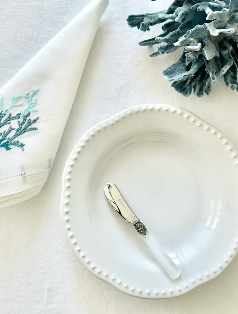 Verona Small Butter Knife White
