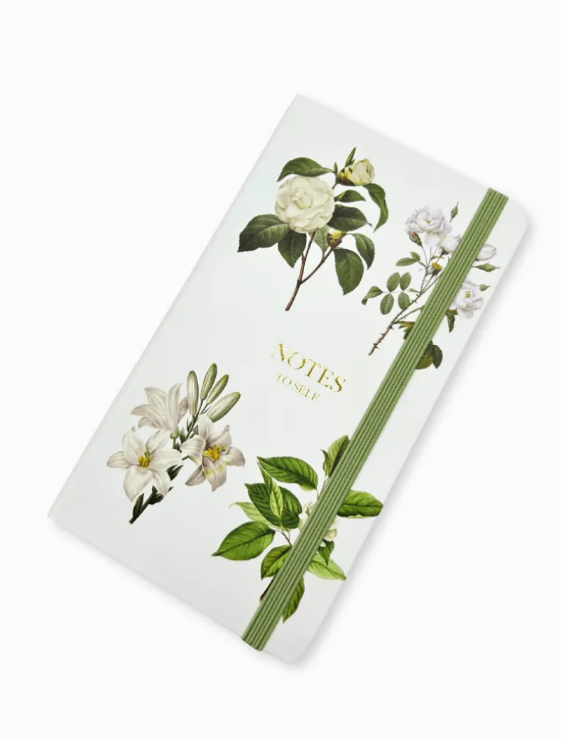 Vintage Botanical Journal White