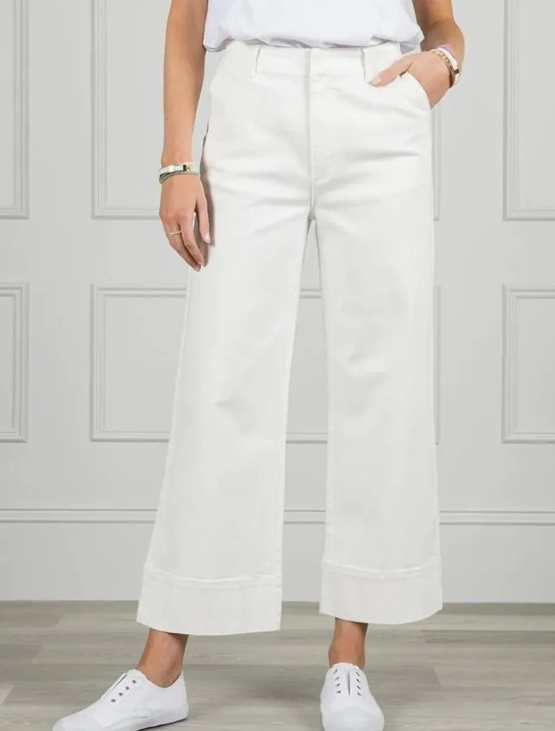 Wanda Denim Pant White