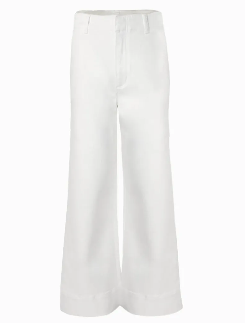 Wanda Denim Pant White