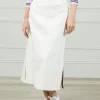 Wanda Denim Skirt White