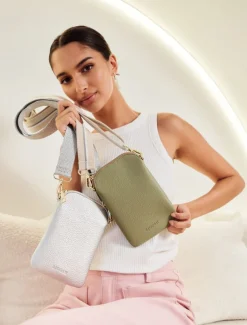 Wanderer Cross Body Bag Silver