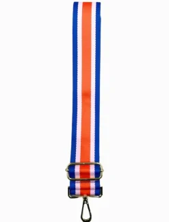 Webbing Bag Strap Cobalt Pink Orange