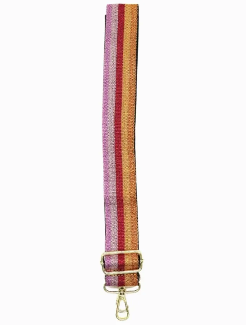 Webbing Bag Strap Golden Rainbow