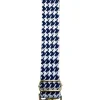 Webbing Bag Strap Houndstooth Navy White