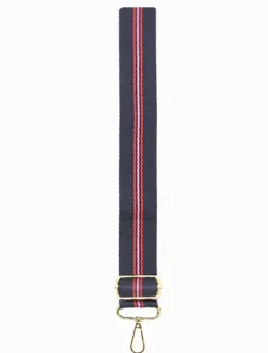 Webbing Bag Strap Navy Geranium