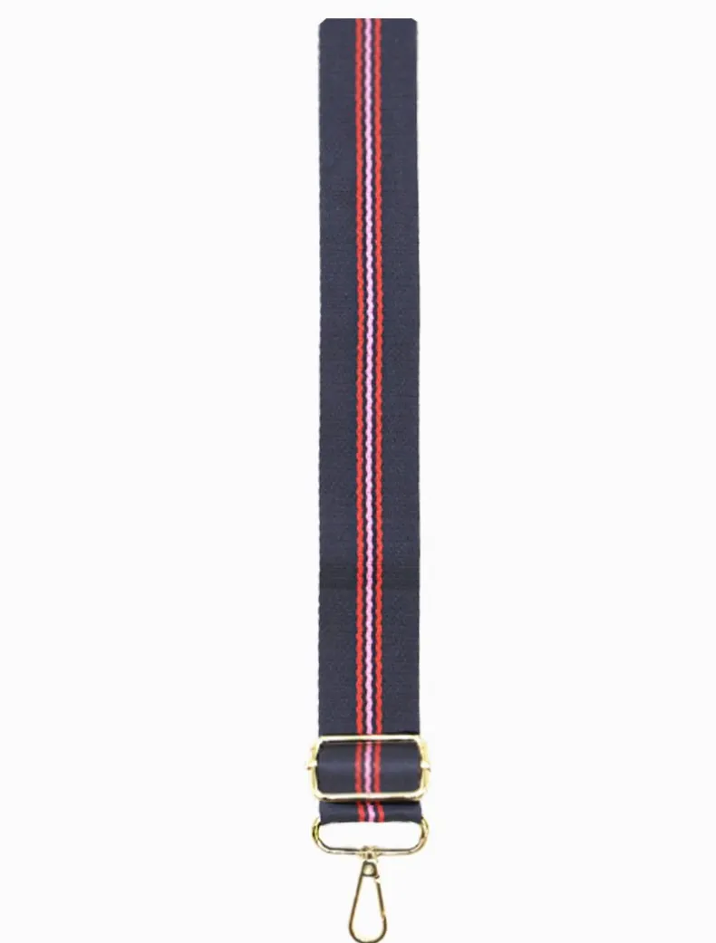 Webbing Bag Strap Navy Geranium