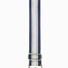 Webbing Bag Strap Navy Silver White